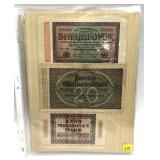 Lot, German bank notes, 44 pcs.