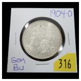 1904-O Morgan dollar, gem BU
