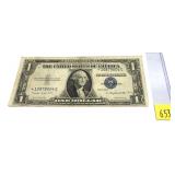 $1 star note silver certificate, series of 1935G