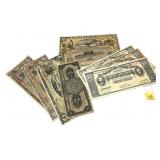 Lot, Mexican bank notes, 9 pcs.