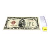 $5 United States note, series of 1928