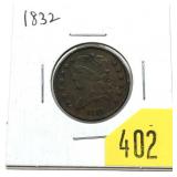 1832 U.S. half cent