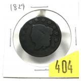 1829 U.S. Large cent