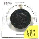 1826 U.S. Large cent