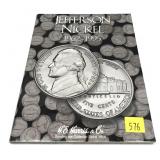 Partial set of Jefferson nickels 1962-1995, 59 pcs