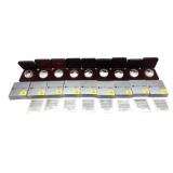 x9- Canadian 1985-1991 .500 silver commemorative