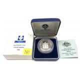 1985 Australia $10 Proof .925 sterling coin,
