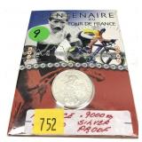 2003 Tour de France silver coin