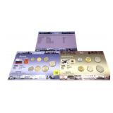 Lot, world coin sets, 2 pcs.