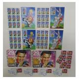 Lot, US Mint Stamps Face Value $16 plus 2 Elvis