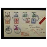 Germany Cover B69-78 stamps w/ Winter Olympic