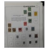 Canada Stamp Album, most stamps used, many mint