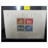 Germany 3rd Reich Souvenir Sheet marked Ostropa