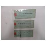 Lot, Checks & Stock Certificates