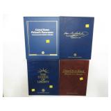 Lot, 4 small Postal Commemorative Society Albums