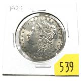 1921 Morgan dollar