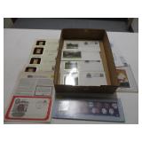 Lot, Sports items & covers, matted print &