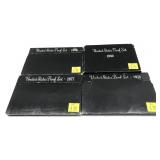 x4- Proof sets 1977-1980, -x4 sets, Sold by the