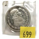 1960 Mexican 1 peso
