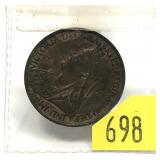 1898 British one penny