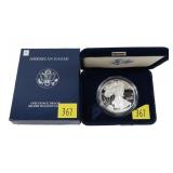 2002-W American Silver Eagle, Proof