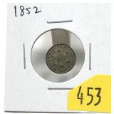 1852 3-cent silver