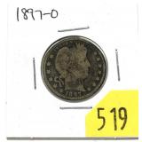 1897-O Barber quarter