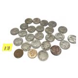 Lot, type coins, 25 pcs.
