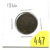 1866 2-cent piece