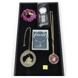 Lot, new in box chronograph, fashion jewelry with