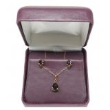 Le Vian sterling silver rose gold vermeil pear