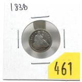 1838 half dime