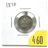 1870 3-cent nickel