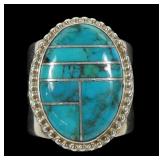 Desert Rose Trading Co. sterling silver inlaid