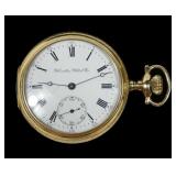 Hamilton Model 1 17-jewel 16 size open face pocket