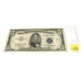 $5 Silver certificate, series of 1953A