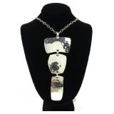 RLM Studio sterling silver hammered modernist