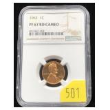 1961 Lincoln cent, NGC slab certified