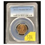 1977-S Lincoln cent, PCGS slab certified