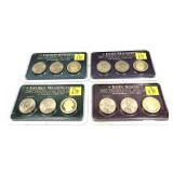 x4- Presidential dollar sets, -x4 sets, Sold by