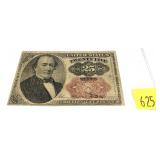 25-cent fractional currency, series of 1874