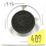1846 U.S. Large cent