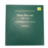 Peace dollar 1921-1935 archival quality album