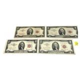 x4- $2 United States notes, series of 1953, 1963,