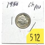 1930 Mercury dime