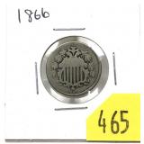 1866 Shield nickel