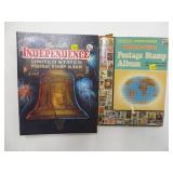 Lot, 2 Stamp Albums: Harris Explorer Worldwide