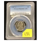1987-S nickel, PCGS slab certified Proof 69