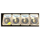 x4- Nickels: 2006-S-2009-S, ANACS slab certified