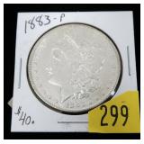 1883 Morgan dollar